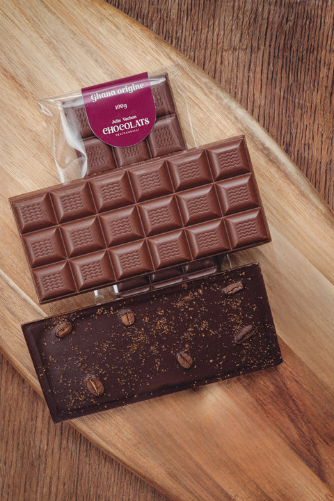 Tablette chocolat au lait & café