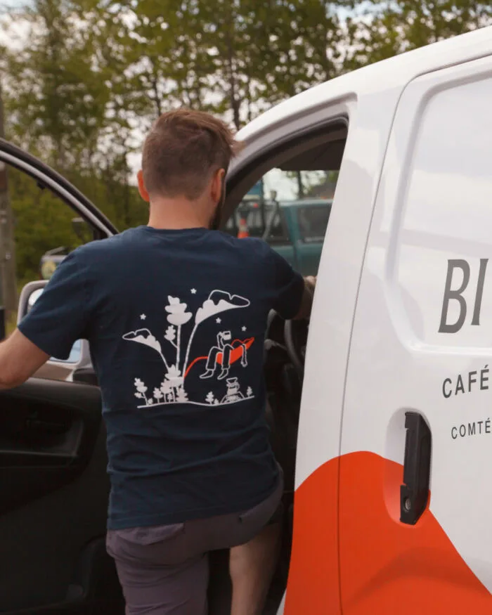 T-shirt Bivouac C'est Beau (marine)