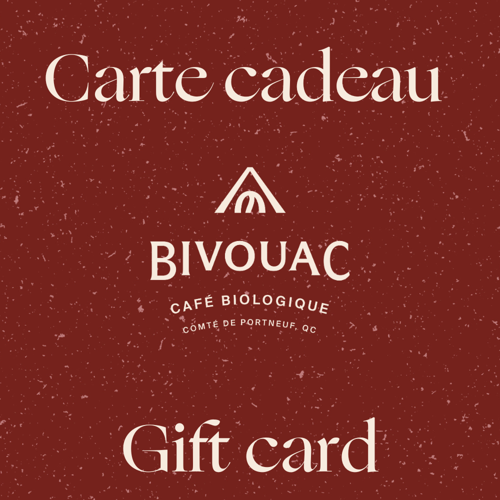 Carte-cadeau café Bivouac